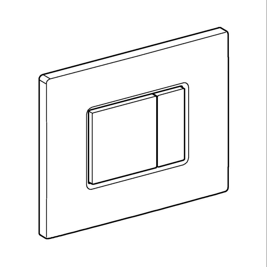 GROHE 38966SH0 - Pulsador EVEN 156 × 197 mm blanco
