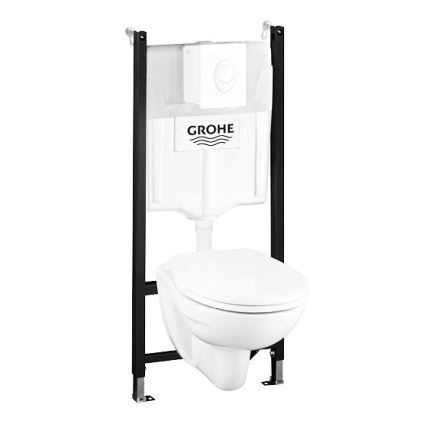 GROHE 39116000 - Juego 4 en 1 con cerámica SOLIDO COMPACT 1,13 m