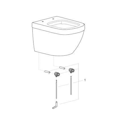 GROHE 39206000 - Inodoro suspendido EURO CERAMIC 49 cm cerámica/blanco