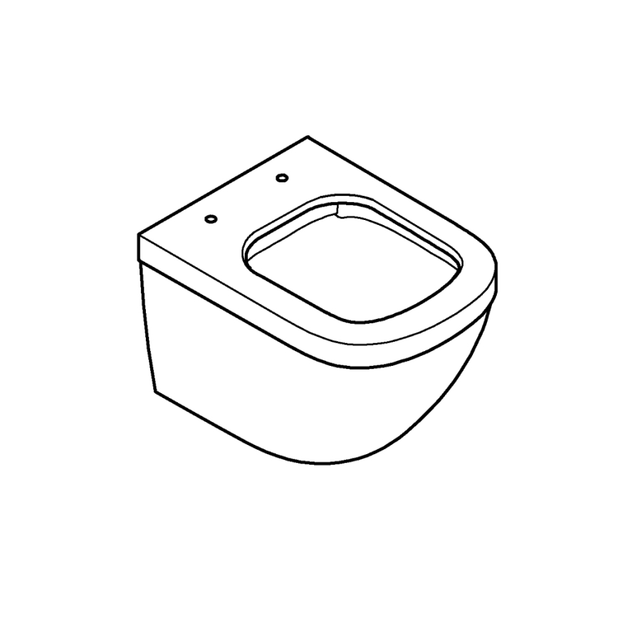 GROHE 39206000 - Inodoro suspendido EURO CERAMIC 49 cm cerámica/blanco
