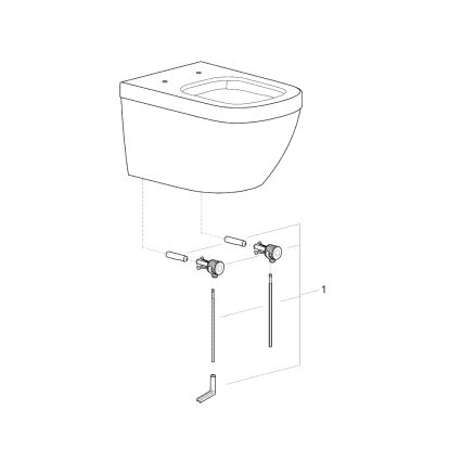 GROHE 39328000 - Inodoro suspendido EURO CERAMIC 540 × 374 mm, cerámica/blanco