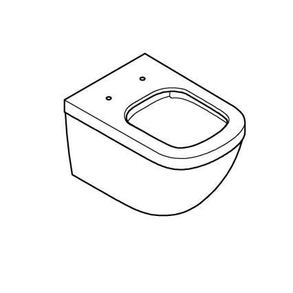 GROHE 39328000 - Inodoro suspendido EURO CERAMIC 540 × 374 mm, cerámica/blanco