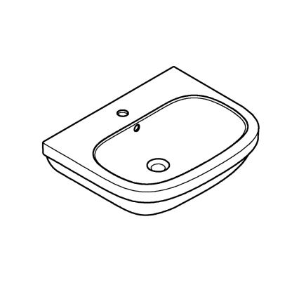 GROHE 39335000 - Lavabo EURO CERAMIC 595 × 482 mm cerámica/blanca