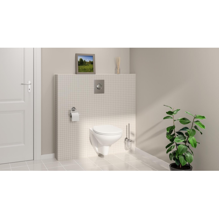 GROHE 39351000 - Inodoro suspendido BAU CERAMIC 53,1 × 36,8 × 36,3 cm cerámica/blanco