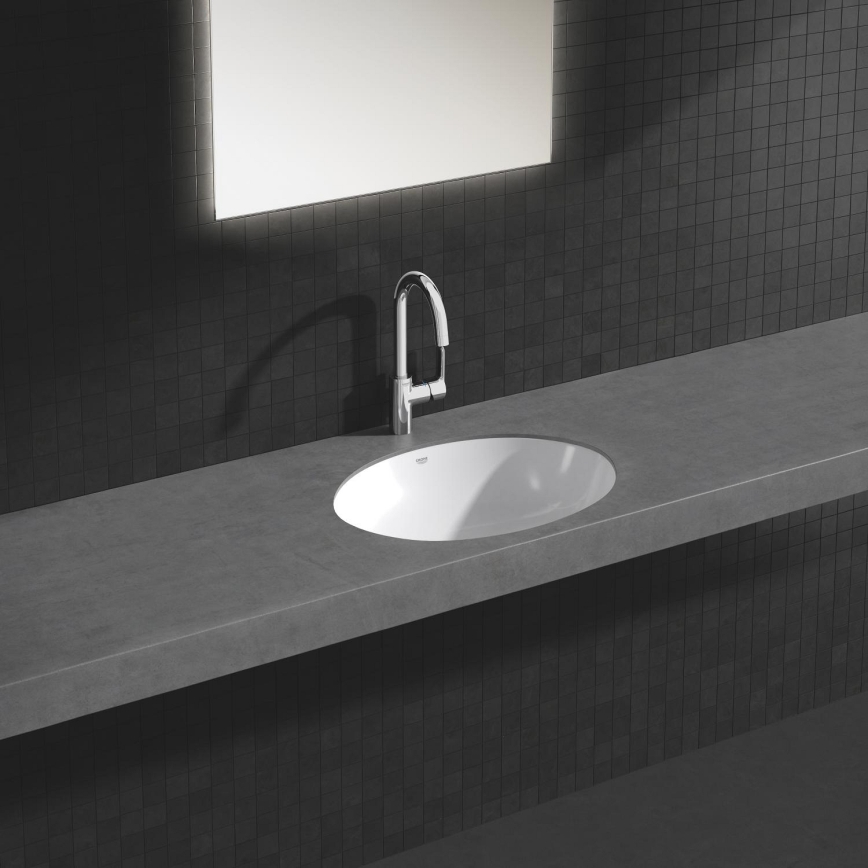 GROHE 39423000 - Lavabo empotrado BAU CERAMIC 560 × 420 mm cerámica/blanco