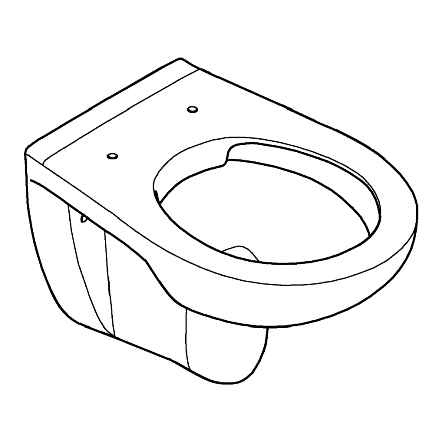 GROHE 39427000 - Inodoro suspendido BAU CERAMIC 368 x 531 mm cerámica/blanco