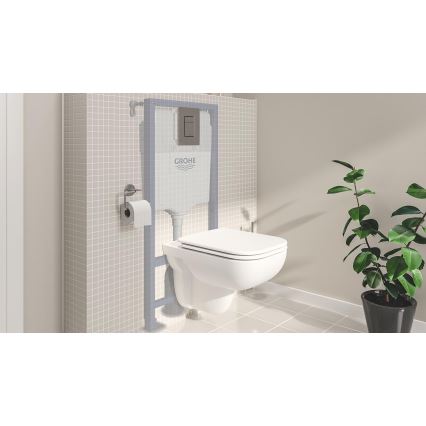 GROHE 39817000 - Kit para inodoro SOLIDO 1,13 m, cerámica/blanco
