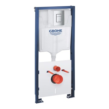 GROHE 39930000 - Juego 4 en 1 para inodoro SOLIDO 1,13 m cromo brillante