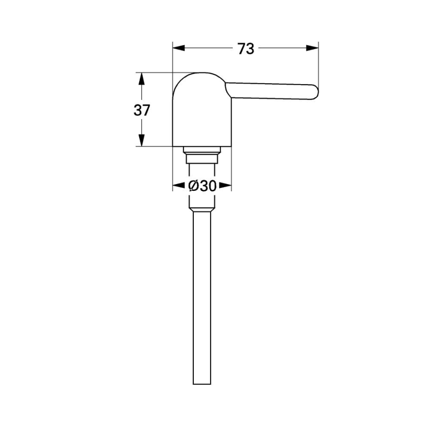 GROHE 40212000 - Bomba de repuesto ATRIO, cromo brillante