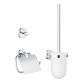 GROHE 40407001 - Juego de accesorios ESSENTIALS, cromo brillante