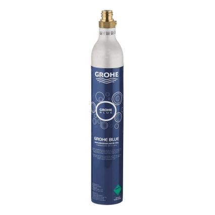 GROHE 40422000 - Cilindro de carbonatación GROHE BLUE 425 g de CO2 (4 uds.) acero inoxidable