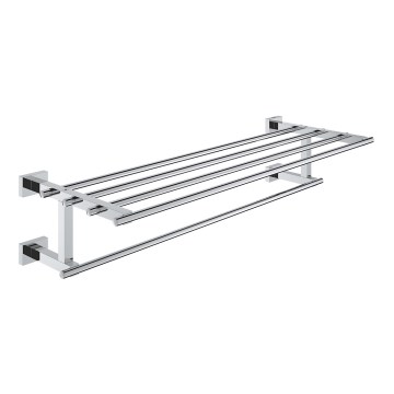 GROHE 40512001 - Toallero múltiple ESSENTIALS CUBE 600 mm en cromo brillante