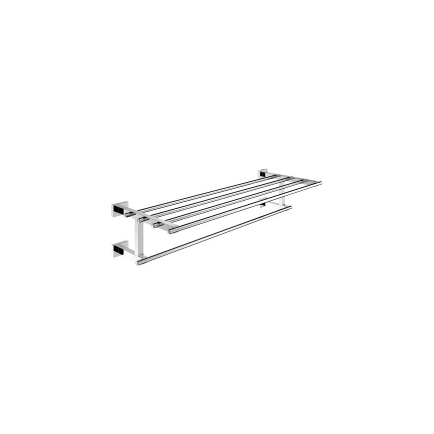 GROHE 40512001 - Toallero múltiple ESSENTIALS CUBE 600 mm en cromo brillante