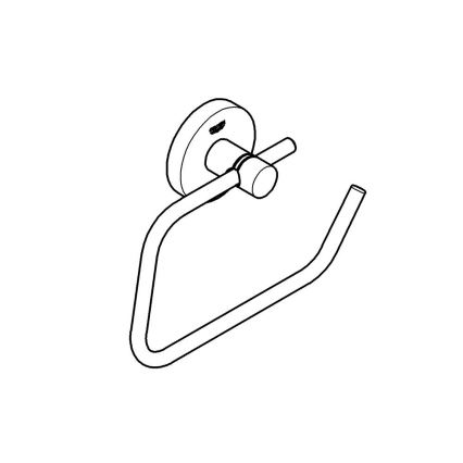 GROHE 40689001 - Portarrollos para papel higiénico ESSENTIALS, cromo brillante