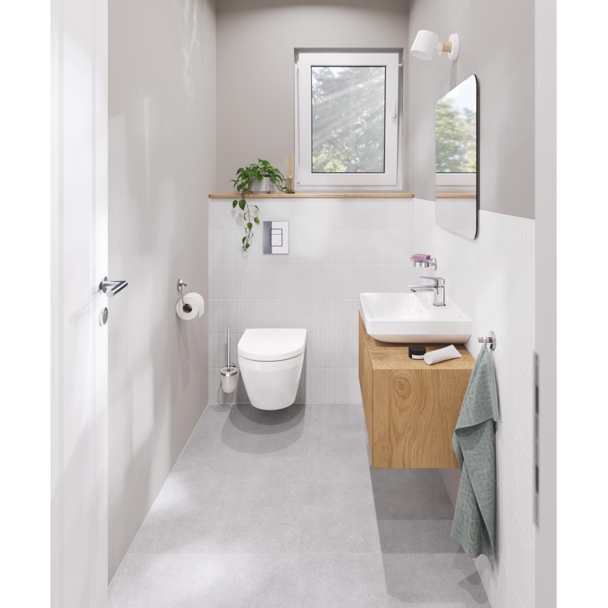 GROHE 40689001 - Portarrollos para papel higiénico ESSENTIALS, cromo brillante