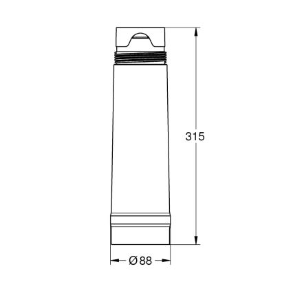 GROHE 40691002 - Filtro de magnesio + zinc blanco