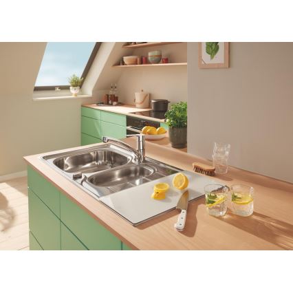 GROHE 40787L00 - Estante de vidrio 490 × 240 × 19 mm transparente