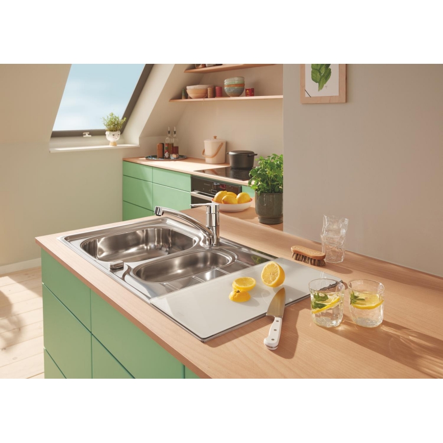 GROHE 40787L00 - Estante de vidrio 490 × 240 × 19 mm transparente