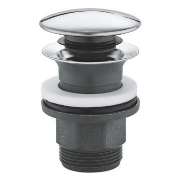 GROHE 40869000 - Conjunto de desagüe, diámetro 63 mm, cromo brillante
