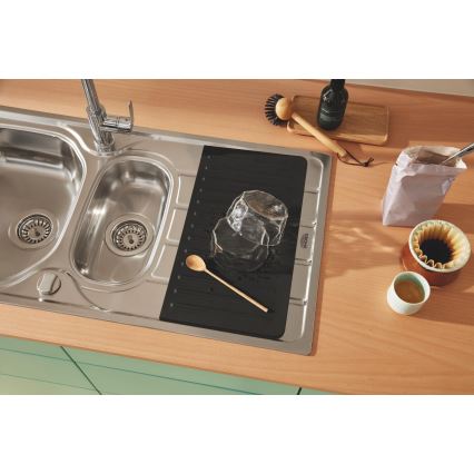 GROHE 40872K00 - Bandeja de goteo 450 x 250 mm cerámica/negra