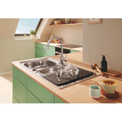GROHE 40872K00 - Bandeja de goteo 450 x 250 mm cerámica/negra