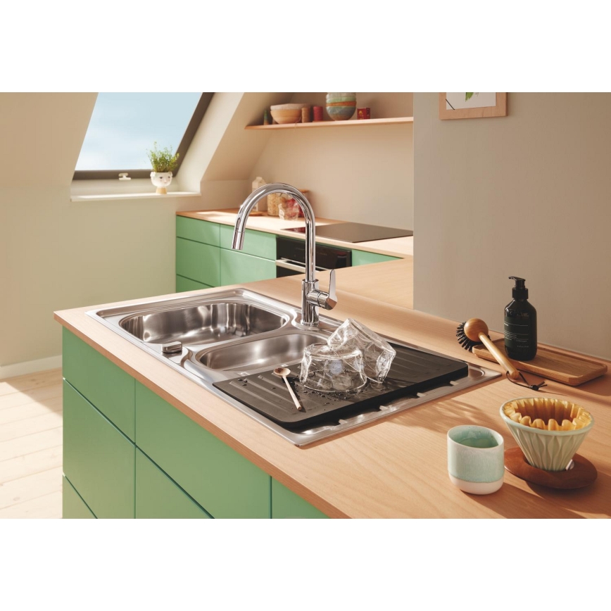 GROHE 40872K00 - Bandeja de goteo 450 x 250 mm cerámica/negra