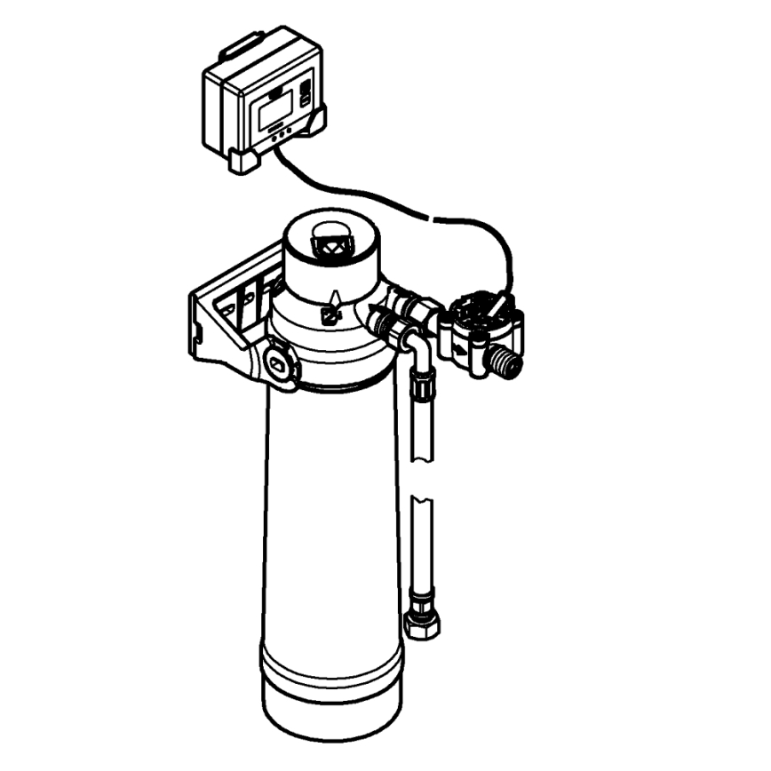 GROHE 40875000 - Kit de inicio para filtro BLUE, cromo brillante