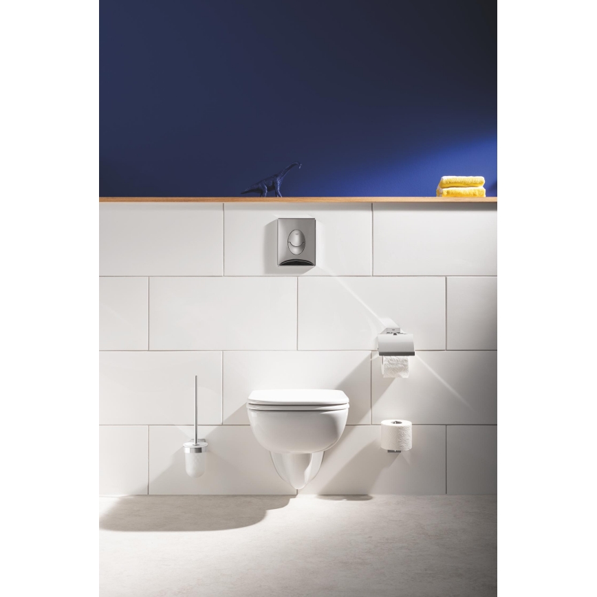 GROHE 40977000 - Juego de limpieza para inodoro START CUBE, cromo brillante