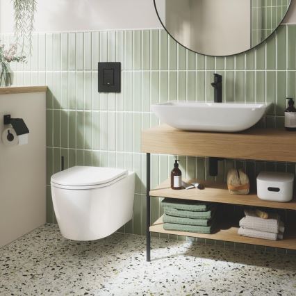 GROHE 409772430 - Set de limpieza para inodoro START CUBE, negro