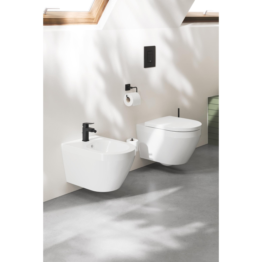 GROHE 409782430 - Portarrollos de papel higiénico START CUBE negro