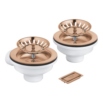 GROHE 40997DL0 - Kit de accesorios para desagüe de cobre