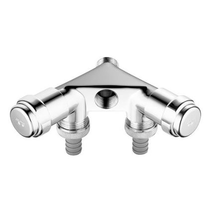 GROHE 41020000 - Válvula doble EGGEMANN 12” cromado brillante