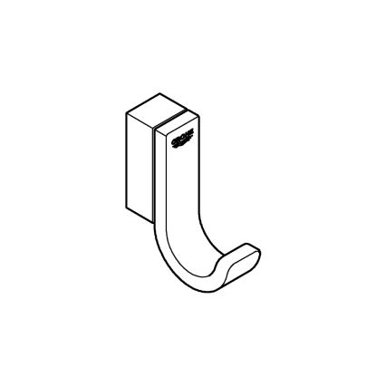 GROHE 41039A00 - Gancho para albornoz SELECTION grafito