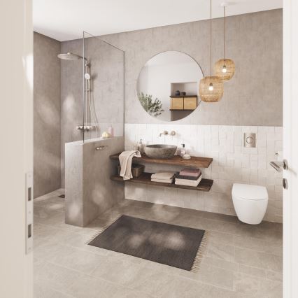 GROHE 41068DC0 - Portarrollos SELECTION 15,3 × 1,5 × 8,5 cm de acero inoxidable