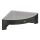 GROHE 411062430 - Estante de ducha de esquina ESSENTIALS 250 × 250 mm negro