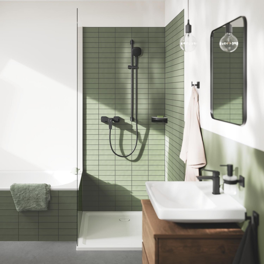 GROHE 411062430 - Estante de ducha de esquina ESSENTIALS 250 × 250 mm negro