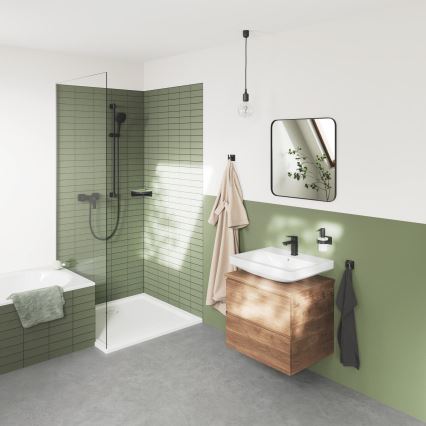 GROHE 411062430 - Estante de ducha de esquina ESSENTIALS 250 × 250 mm negro