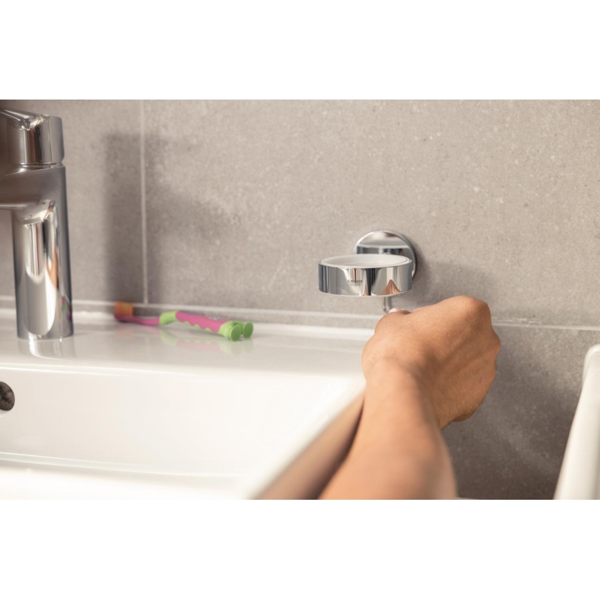 GROHE 41123DC0 - Juego de accesorios START CUBE en acero inoxidable