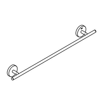 GROHE 41166000 - Toallero de 522 mm, cromo brillante