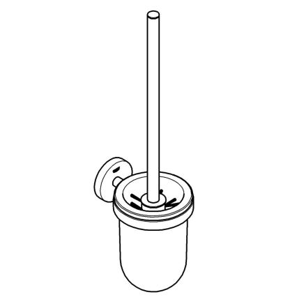 GROHE 411852430 - Kit de limpieza para inodoro START, 398 × 121 mm, color negro