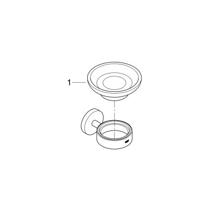 GROHE 411932430 - Jabonera START negra