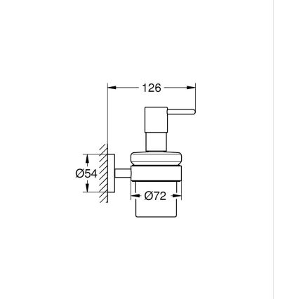 GROHE 411952430 - Dispensador de jabón líquido START 160 ml negro