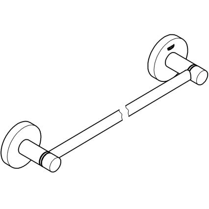 GROHE 41197000 - Toallero START 504 mm, cromo brillante