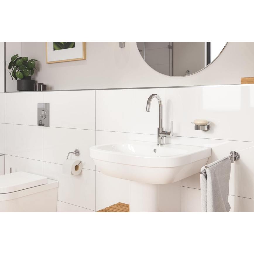 GROHE 41200000 - Soporte para papel higiénico START, cromo brillante