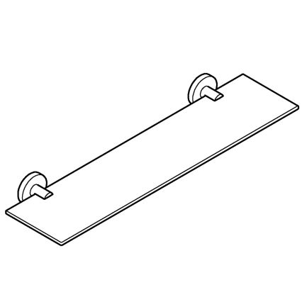 GROHE 41202000 - Estante de vidrio START 530 mm cromado brillante