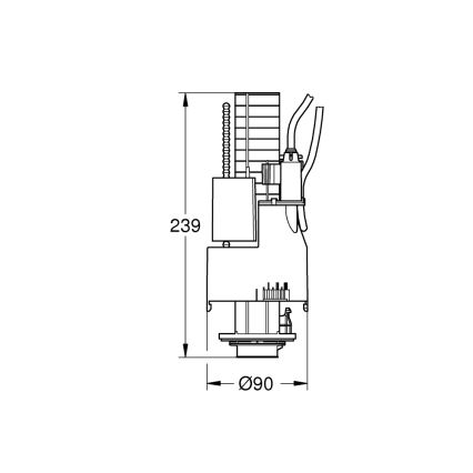 GROHE 42774000 - Válvula de desagüe cromada brillante