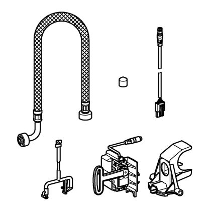 GROHE 46944001 - Kit de instalación SENSIA ARENA blanco