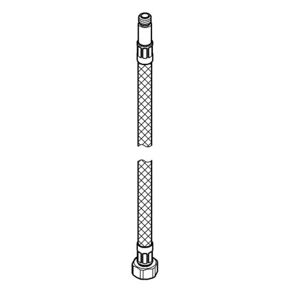 GROHE 48066000 - Manguera flexible de conexión 420 mm acero inoxidable/cromo pulido