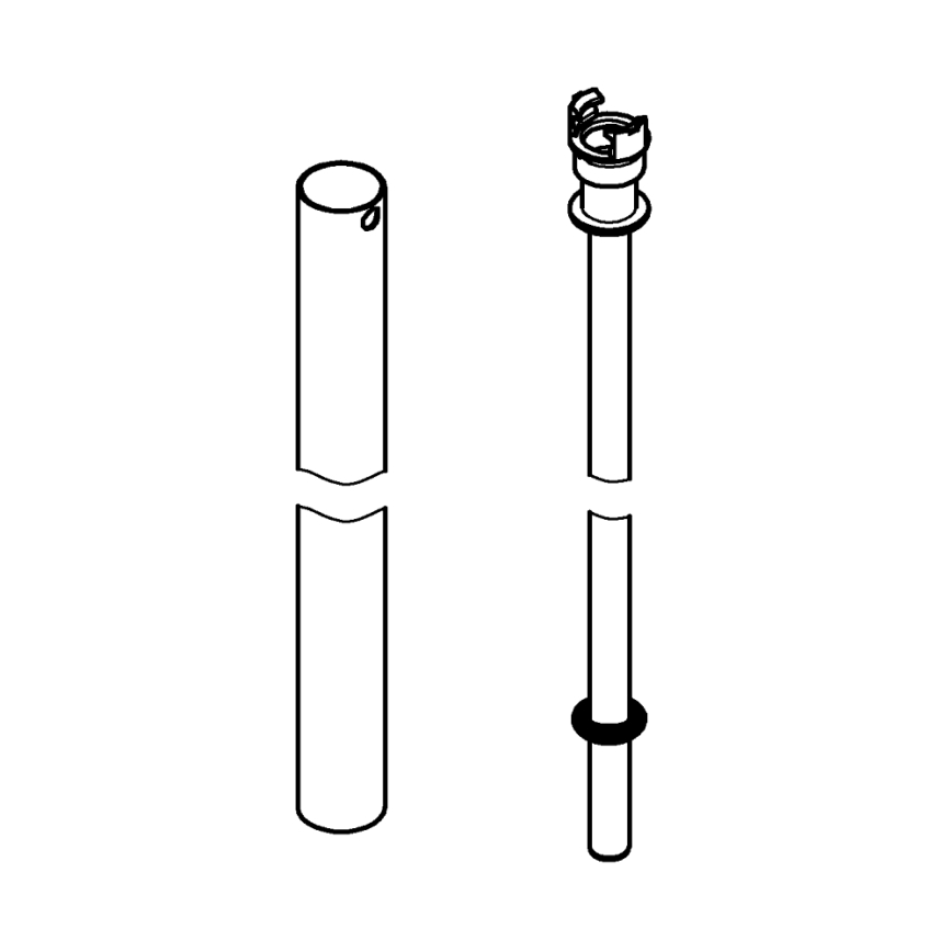GROHE 48515000 - Barra para sistema de ducha, acabado cromo brillante