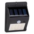 Grundig - Aplique solar LED de pared con sensor de movimiento LED/1,2 V 600 mAh IP44